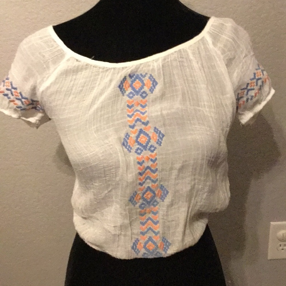 Tribal flowy shirt